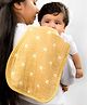Theoni  Cotton Muslin 3Layer burpy bib-Santorini Sun