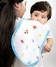 Theoni Cotton Muslin 3Layer burpy bib-Holiday Hues