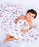 Theoni 100%  Cotton Muslin Snuggle Balnket-Hawaiian Rainbow