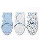 Infancy Dreams Baby Cotton Swaddle Wraps - Blue Edition