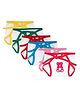 Fareto Single Layer Teddy Print Hosiery Cloth Nappy/Indian Style Tying Langot Pack Of 6 Pcs (3-6 Months)