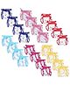 Fareto Baby Hosiery Single Layer Printed Cotton Cloth Nappies Pack Of 24 Pcs (3-6 Months)(Colour and design may vary)