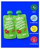 Happa Organic Baby Food Sweet Potato Mango & Pear Puree | 100% Vegetables | No Sugar, Milk Powder, Preservatives | 2 Packs | 8M+ (100g Each)