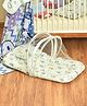 Mi Arcus Peanuts Snoopy Printed Baby Mattress with Attached Mosquito Net & Head Pillow  Pack of 2, Green, Suitable for 0-12 Months