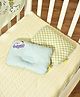Mi Arcus 100% Cotton Head Shaping Baby Pillow  Pack of 2, Printed & Solid, Multicolor Suitable for Ages 0 -12 Months.