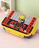 Naruto Lunch Box with Spoon and  Fork - Yellow