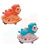 ADKD Lion Press and Go Vehicles Toy for Baby and Toddlers Toys, Press & Go Crawling Toys for Kids Pack of 2 -Color May Vary