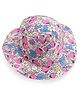 Babyhug Cotton Two Layer Bucket Hat Floral Print- Multicolor