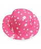 Babyhug Cotton Woven Two Layer Bucket Hat Floral Print - Pink