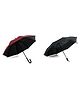 Absorbia Unisex Wine Red Umbrella Set - Windproof Folding Travel Stylish. By Absorbia.
