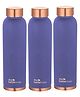Better Home Copper Water Bottle | 1L | BPA Free | Antioxidant Copper | Purple | Eco-Friendly