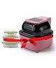 The Better Home Fumato's Kitchen and Appliance Combo| Easy Peek Air Fryer With Air Tight Food Cotainer 1040+680+410ml |Food Grade Material| Ultimate Utility Combo for Home| Pink Green