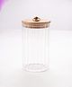 UMAI Glass Jar w/ Bamboo Lid | M. Storage | Leakproof Airtight Jar for Snacks Tea Coffee Sugar (820 ml)