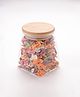 UMAI Borosilicate Glass Jar with Bamboo Lid | Kitchen Storage | Airtight Container for Snacks & Coffee (360 ml)