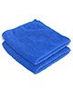 UMAI Super Absorbent Microfiber Face Towel Set - Quick-Dry 400 GSM Blue (2 Pack) | Gentle on Skin, Unisex