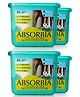 Absorbia Moisture Absorber XL | 4-Pack (450g x 4) | 1L Absorbs | Dehumidifier | For Rooms & Wardrobes | by Absorbia