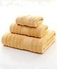 Mush Bamboo Luxurious 3 PieceTowels Set | Ultra Soft, Absorbent and Antimicrobial 600 GSM (Bath Towel, Hand Towel and Face Towel) Perfect for Daily Use and Gifting (Khaki)