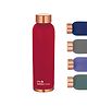 Better Home Pure Copper Water Bottle -1L | Rust Proof, BPA Free | Anti Oxidant - Maroon | Health & Wellness
