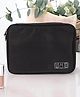 UMAI Black Travel Organizer | Multipurpose Electronic Pouch | Cable Gadget Organizer | Ideal for Travel