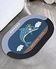 UMAI X SAVYA Home Multipurpose Mat for Kids Bedroom, Play Area, Living Room, Bathroom, Shower | 60 x 40, Brown | Anti-Skid, Dolphin Door mat
