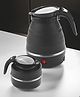 UMAI Foldable Electric Kettle - 600ml Silicone Body, Stainless Steel Base - Travel Size, Portable - 600W, Black