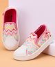 Cute Walk by Babyhug Slip On Casual Shoes Chevron Print - Pink