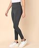 Zelena Solid  Maternity Yoga Post & Pre Pregnancy Leggings - Dark Grey