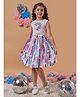 Pspeaches Sleeveless Unicorn Printed Fit & Flared Dress - Multi Colour
