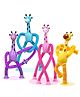 YAMAMA LED Telescopic Suction Cup Giraffe Toy For Kids Shape Changing Telescopic Tube Fidget Toys Pop Tubes Fidget Tubes Sensory Toys For Girls Boys  (Pack of 4 Pieces - Color May Vary)