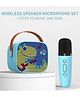 YAMAMA Sing-Along Fun Portable Bluetooth Speaker With Wireless Microphone For Kids Karaoke Machine With Wireless Microphone And Bluetooth Speaker For Kids And Adults  Design And Color May Vary