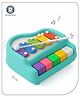 Aditi Toys Musical Xylophone Piano Toy, Plastic Piano Xylophone For Kids, Musical Piano Xylophone For Kids, Non-Toxic Suitable For Kids, Bis Approved (Piano Xylophone Blue)