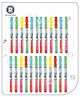 Aditi Toys Bubble Solution Colorful Bubble Blaster Long Stick With Wand Set 24Pcs For Kids - Boys And Girls Outdoor & Indoor Activities Bis Approved (24 Colorful Wands)