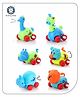 Aditi Toys Wind Up Animals|Wild Animal General Mobilization|Wind Up Function Toys|Key Operated Winding Walk Up Animals For Kids |Bis Approved (Pack Of 6)|Multicolor