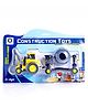Aditi Toys Plastic Construction Vehicles Set Toy For Kids Friction Power Toys Set For Boys Road Roller, Bulldozer Digger Tractor Cement Steamroller Crane Sandbox Truck Toy (Concrete Mixture)