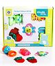 Aditi Toys Kinder Rattle Infant Teething Toy For Babies 6 Pcs Best For Gifting Non-Toxic, BPA Free.