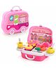 ADITI TOYS Plastic Luxury Kitchen Set Cooking Toy with Briefcase and Accessories || for Age - 3+Years Multicolor (26 pieces)