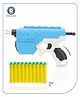Aditi Toys Plastic Toy Gun for Kids, Soft Bullet Gun with 10 Soft Foam Bullets, Best Toy Gun For Fun Target Shooting & Kids Battle Fight, Range - 60 Feet, Suitable For Kids Above 3 Years, BIS Approved