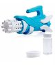 Aditi Toys Gatling Bubble Gun For Kids, 8- Hole Bubble Gun Toy For Kids Bubble Machine For Indoor & Outdoor Play, 100% Safe & Skin Friendly (Bubble Solution Included), Bis Approved (Light Blue)