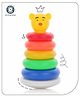 Aditi Toys Abs Plastic Stacking Ring Toy For Kids, Multicolor Color Ring Sorting And Stacker Game For Kids 6 pieces, Bis Approved