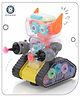Aditi Toys Gear Robot Car For Kids, Transparent Electric Robot With Realistic Sound And Light, Bump & Go Gear Robot, Non-Toxic, Bis Approved (Yellow)
