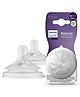 Philips Avent Natural Response Bottle Teat Baby Bottle Flow 2 Teats for Newborn Babies BPA Free - Pack of 2