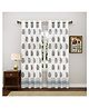 Blocks Of India Grey Flower Curtain - Set Of 2