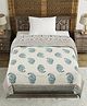 Blocks Of India Single Bed Rajai - Grey