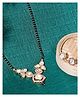 Abdesigns American Diamond Kundan Mangalsutra Set For Women - 50g
