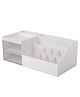 SCHOOLISH Desk Organizer Stationary Storage Stand, Pen & Pencil Holder-Table Pen Holder, Stylish, Stationery Organizer Box with DIY Stickers - PACK OF 1 - COLOR MAY VARY