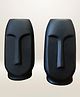Cheeni Mitti Ceramic Face Vase - Black