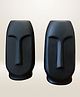 Cheeni Mitti Ceramic Face Vase Black - Set of 2