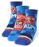 Cute Walk by Babyhug Disney Anti Bacterial Ankle Length Socks with Cars Graphics Pack of 3 - Multicolour