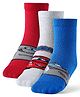 Cute Walk by Babyhug Disney Anti Bacterial Ankle Length Socks with Cars Graphics Pack of 3 - Multicolour