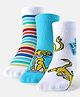 Cute Walk by Babyhug Disney Non Terry Anti-bacterial Ankle Length Socks Lion King Graphics Pack of 3 - Multicolour